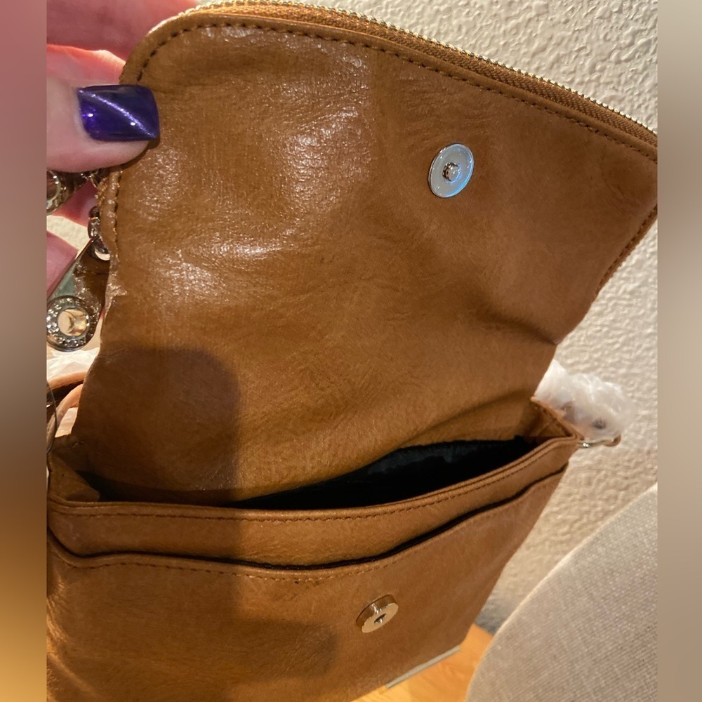 Kenneth Cole Reaction~NWT~Sweet~Faux Leather~Fold-Over Flap~Mini~Crossbody Bag - Picture 12 of 12